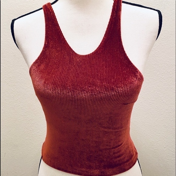 Urban Outfitters Out from Under Burgundy Crop Top NWT - Picture 3 of 15